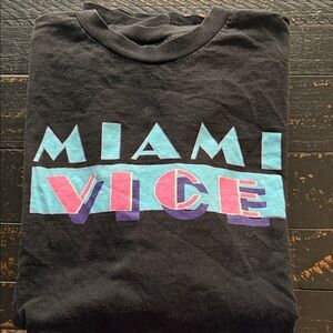Miami Vice Kids Black Graphic Tee